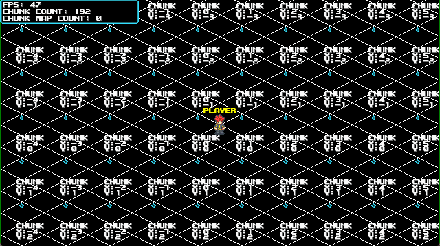 Misaligned/overlapping isometric tiles.